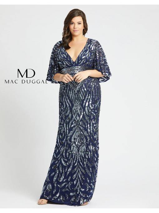 Mac Duggal Prom Plus Size Long Dress ...